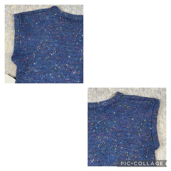 Vintage Lord & Taylor Wool Mohair Short Sleeve Cropped Sweater - NWT - Sz L - Picture 9 of 13